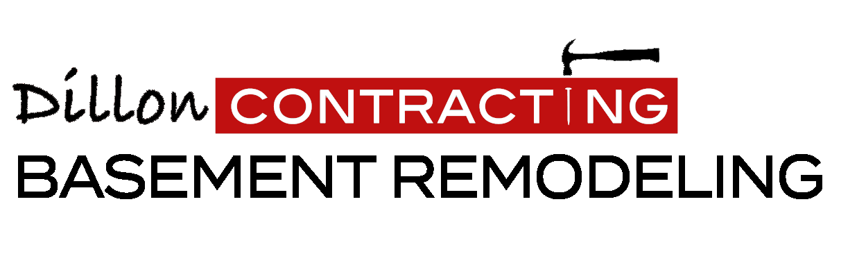 Dillon-Contracting-Logo-basement-remodeling-red box-k-text